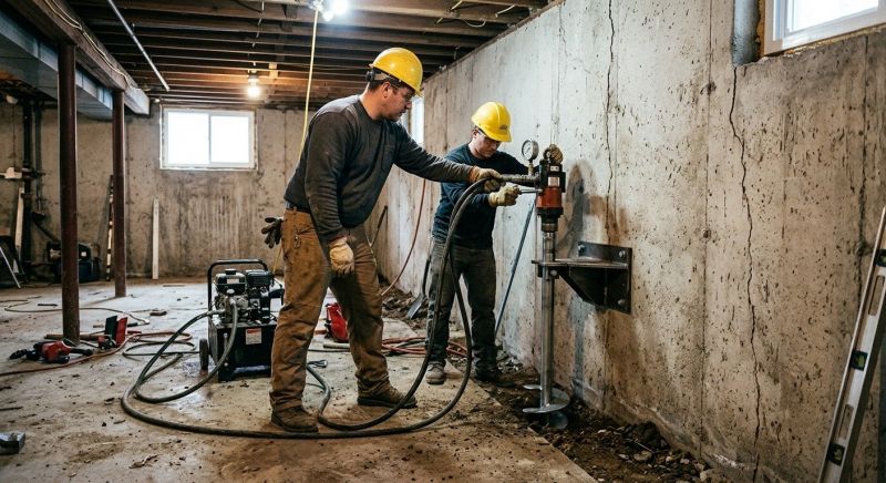 Basement Stabilization in Pompano Beach, FL