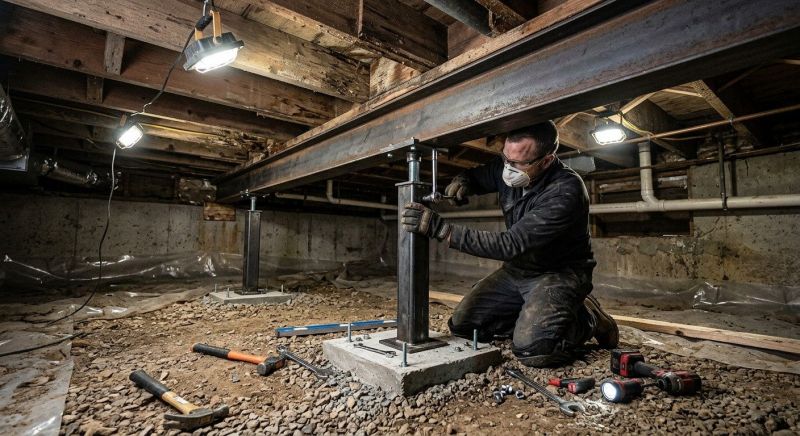 Crawlspace Structural Repair in Pompano Beach, FL