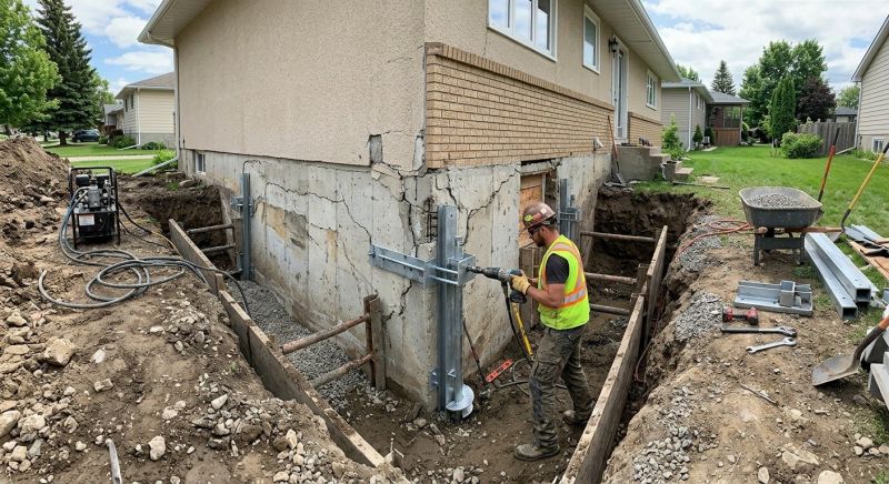 Foundation Settlement Repair in Pompano Beach, FL