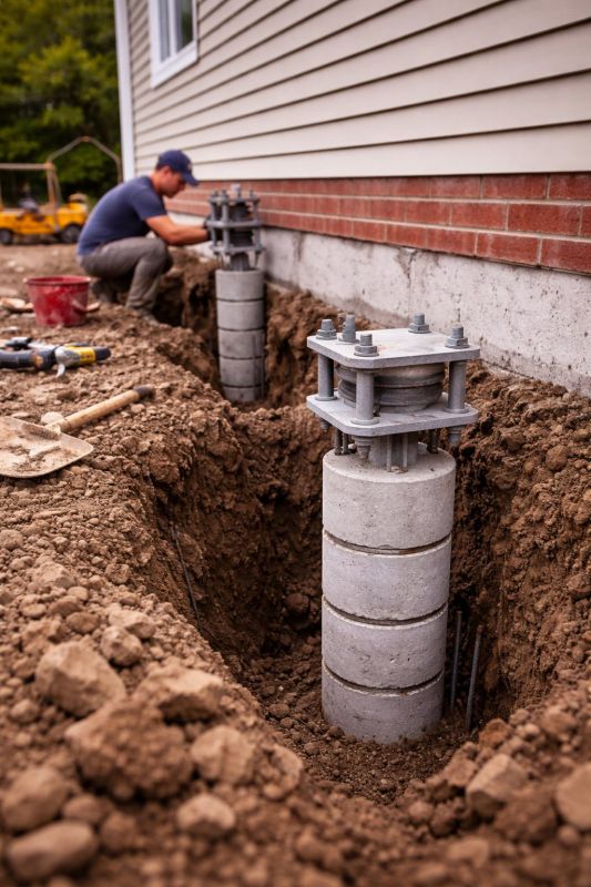 Helical Piers Installation in Pompano Beach, FL